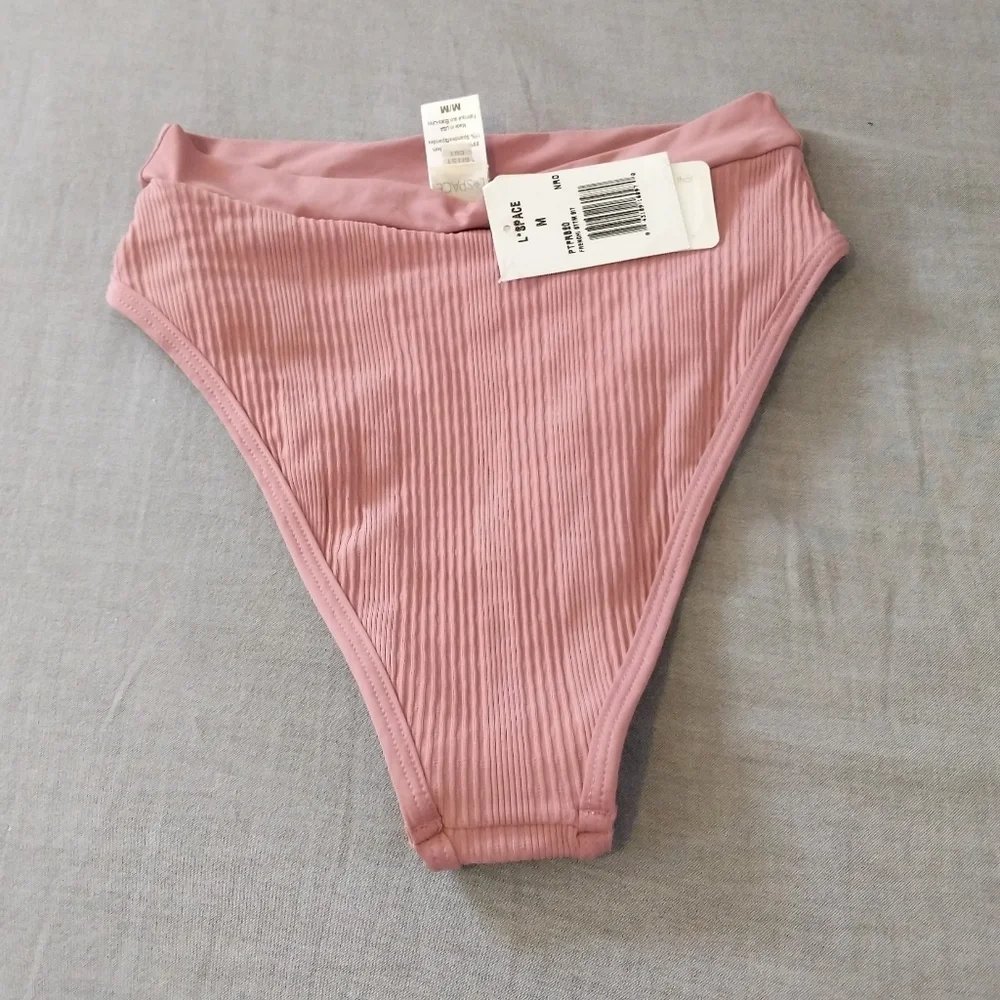 L*Space Frenchi Bikini Bottom Pointelle rib